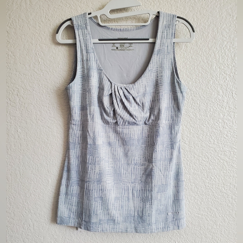Patagonia Gray Sleeveless Athletic Tank Top Women's Size Medium